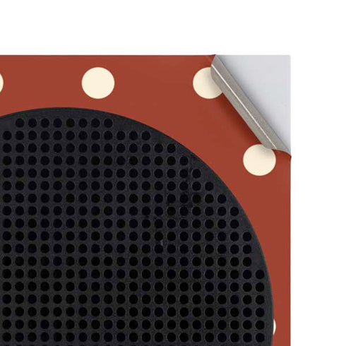 Neutral Polka Dots Xbox Series S Console Skin